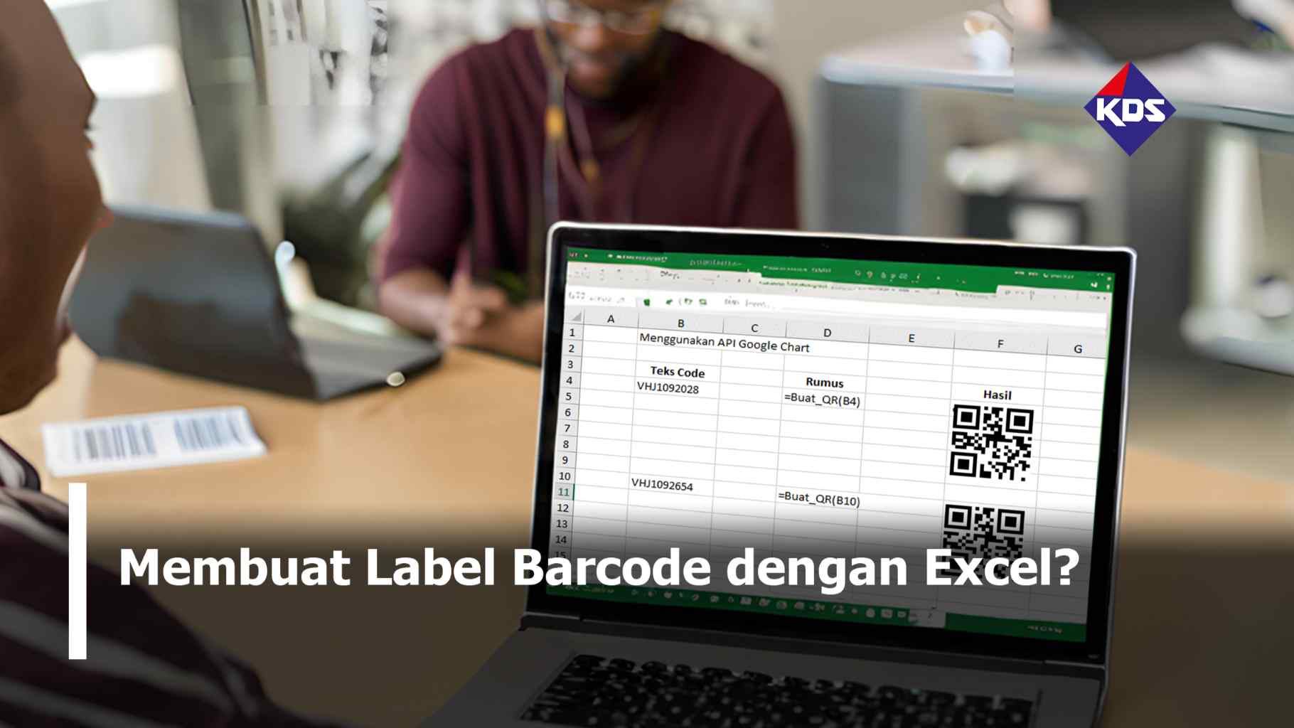 Membuat Label Barcode dengan Excel