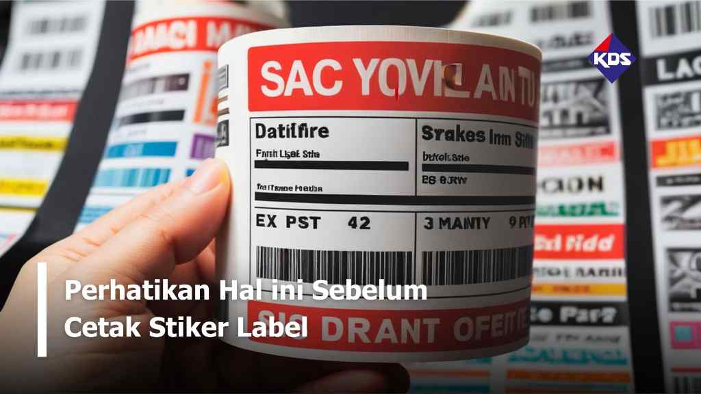 Perhatikan Hal ini Sebelum Cetak Stiker Label