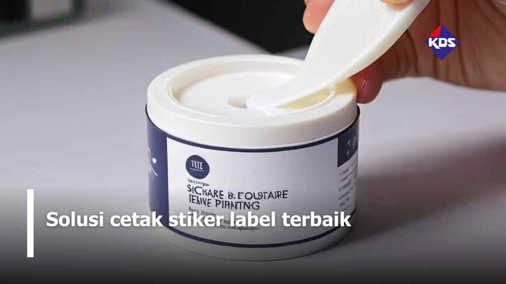 Solusi Cetak Stiker Label Terbaik