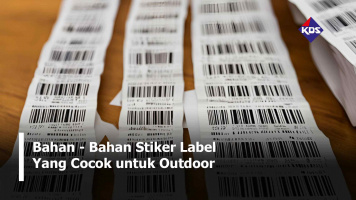 Bahan - Bahan Stiker Label yang Cocok untuk Outdoor