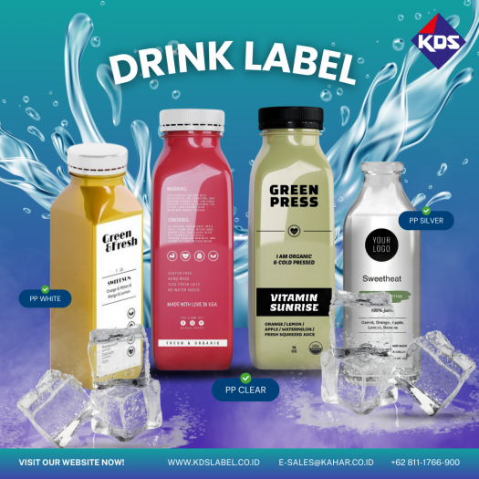 Tingkatkan Daya Tarik dan Kualitas Produk Minuman Anda dengan Solusi Label dari PT. Kahar Duta Sarana (KDSLabel)