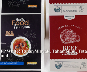 Label PP White: Tahan Minyak, Tahan Suhu, Tetap Maksimal