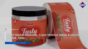 Label Mudah Dipasang, Cepat Melekat untuk Kemasan Produk Anda