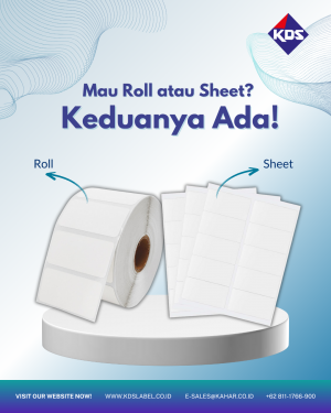 Mau Roll atau Sheet? KDSLabel Siap Penuhi Keduanya!