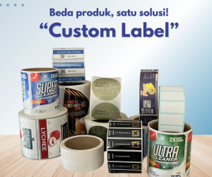 Beda Produk, Satu Solusi: Custom Label dari KDSLabel