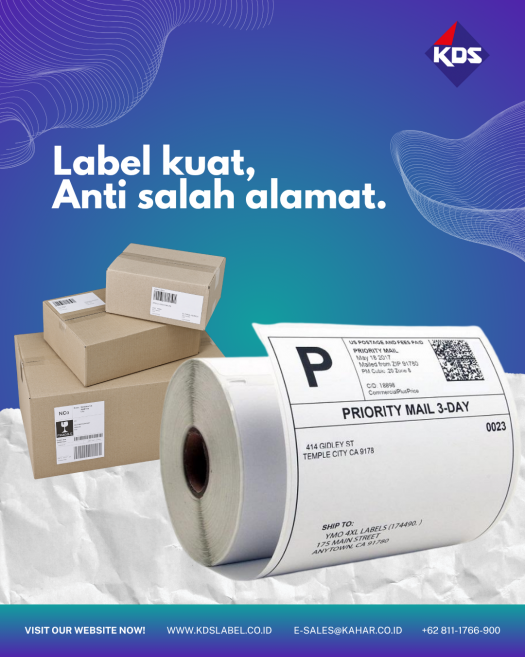 Label Kuat, Anti Salah Alamat dengan Shipping Label KDSLabel