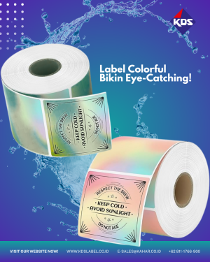Label Colorful KDSLabel: Solusi Sticker yang Bikin Produk Lebih Eye-Catching