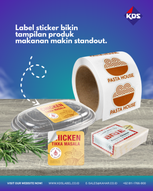 Label Makanan KDS – Bikin Tampilan Produk Makin Standout & Profesional
