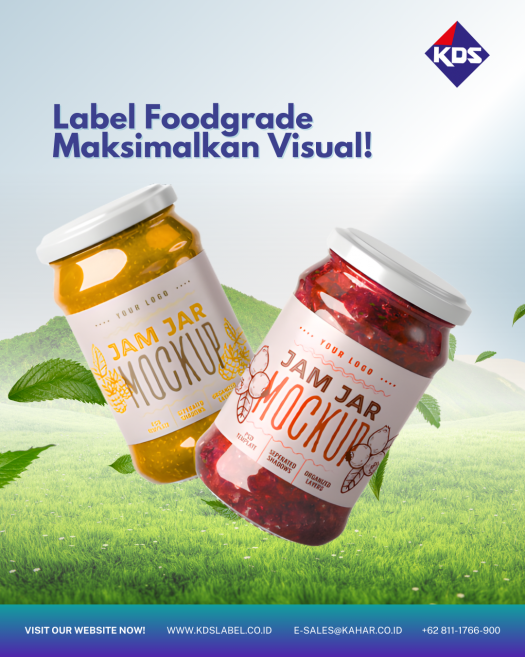 Label Foodgrade KDS – Aman, Estetik, dan Maksimalkan Visual Produk