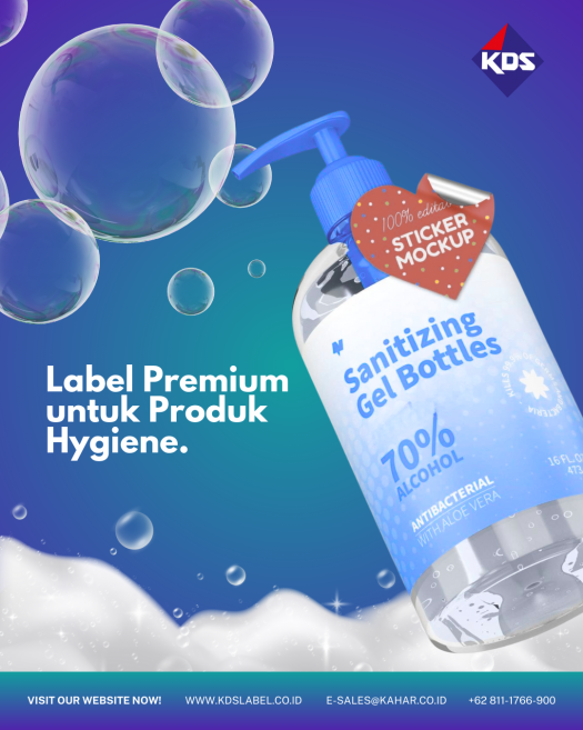 Label Premium untuk Produk Hygiene – Solusi Sticker Berkualitas dari KDSLabel