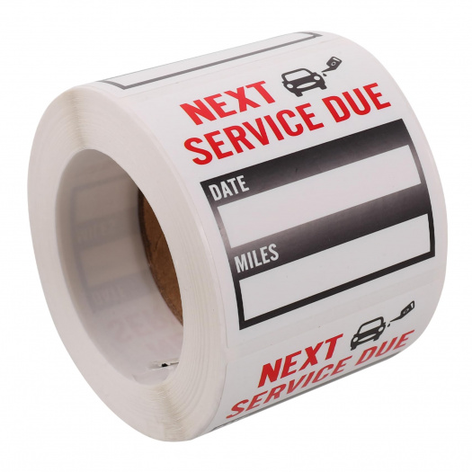 Label Next Service Due: Solusi Praktis Pengingat Servis Kendaraan & Mesin Industri