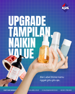 Upgrade Tampilan Produk dengan Label Sticker Berkualitas untuk Naikkan Value Brand