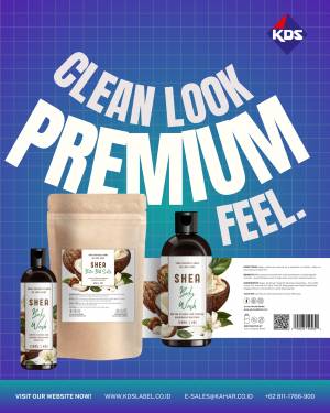 Label Clean Look dengan Premium Feel untuk Tampilan Produk yang Lebih Eksklusif