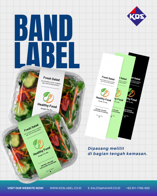 Band Label Melilit Produk untuk Tampilan Kemasan yang Unik dan Premium